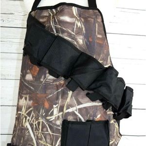 NEW Heavy Duty handyman Craft Apron Camo 16 pockets approx 30" long, M/L…